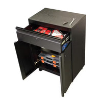 6-Piece Regular Duty Welded Steel Garage Storage System in Black (109 In. W X 75 In. H X 19.6 In. D)