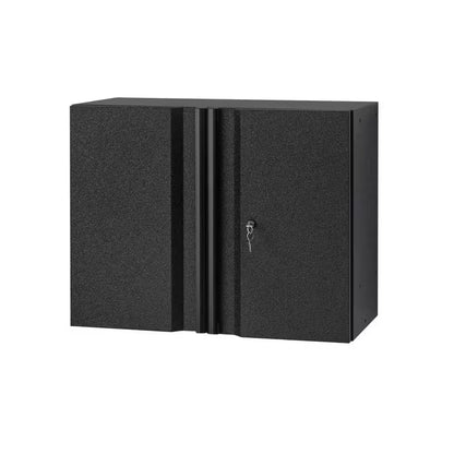 106 In. W X 82 In. H X 24 In. D 19-Gauge Extra Wide Welded Steel 4-Piece Heavy Duty Garage Storage System in Black