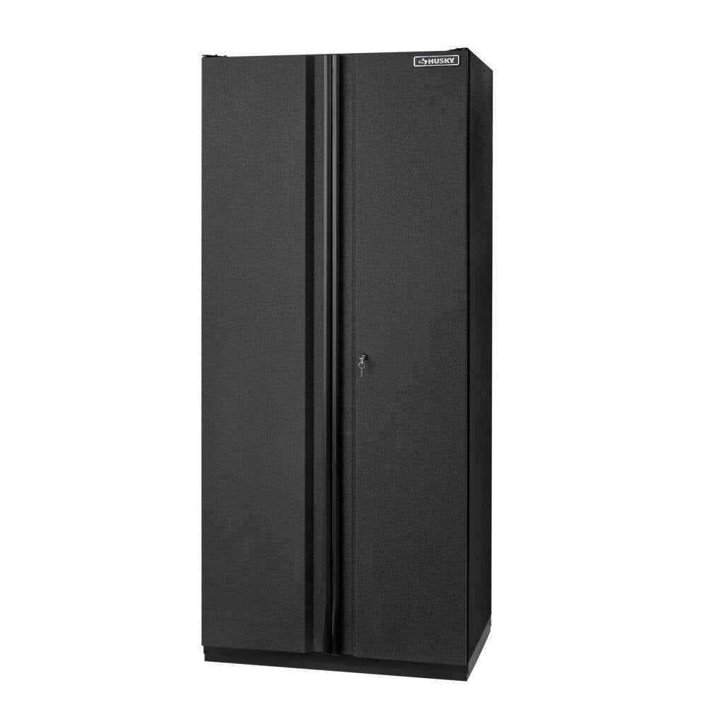 106 In. W X 82 In. H X 24 In. D 19-Gauge Extra Wide Welded Steel 4-Piece Heavy Duty Garage Storage System in Black