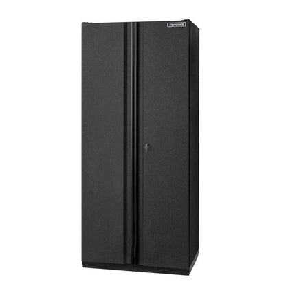 106 In. W X 82 In. H X 24 In. D 19-Gauge Extra Wide Welded Steel 4-Piece Heavy Duty Garage Storage System in Black