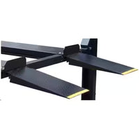 4-Post Automotive Deluxe Storage Car Lift 8,000 Lb. Capacity with Casters, Drip Trays and Jack Tray