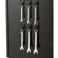 6-Piece Regular Duty Welded Steel Garage Storage System in Black (109 In. W X 75 In. H X 19.6 In. D)