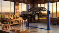 12,000 Lbs Two-Post Car Lift with 220V 4HP Motor & Single-Point Lock – Ideal for Shops, Garages & Heavy-Duty Vehicle Maintenance — Lifestyle
